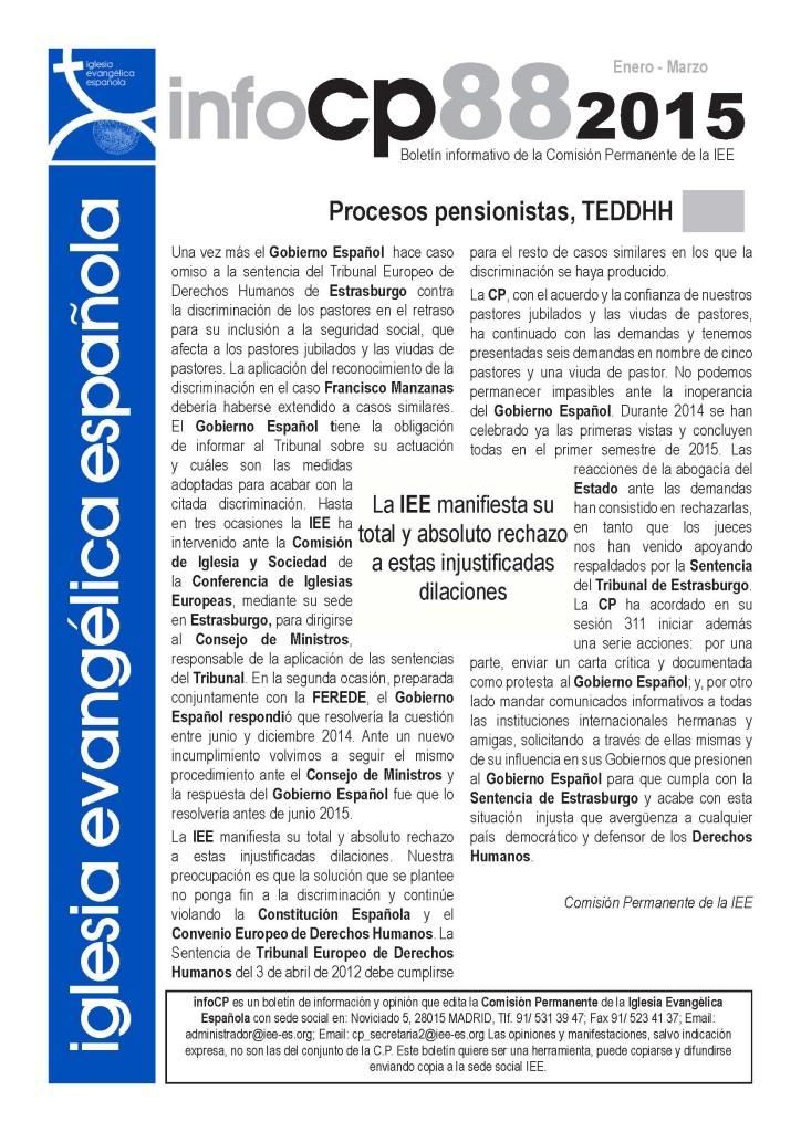 InfoCP 88 InfoCP 88